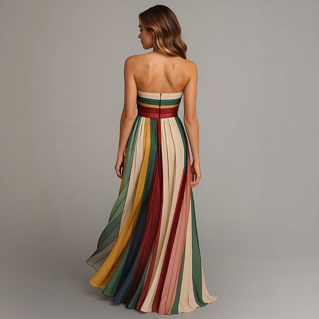 Malena - Vestido largo de corte relajado