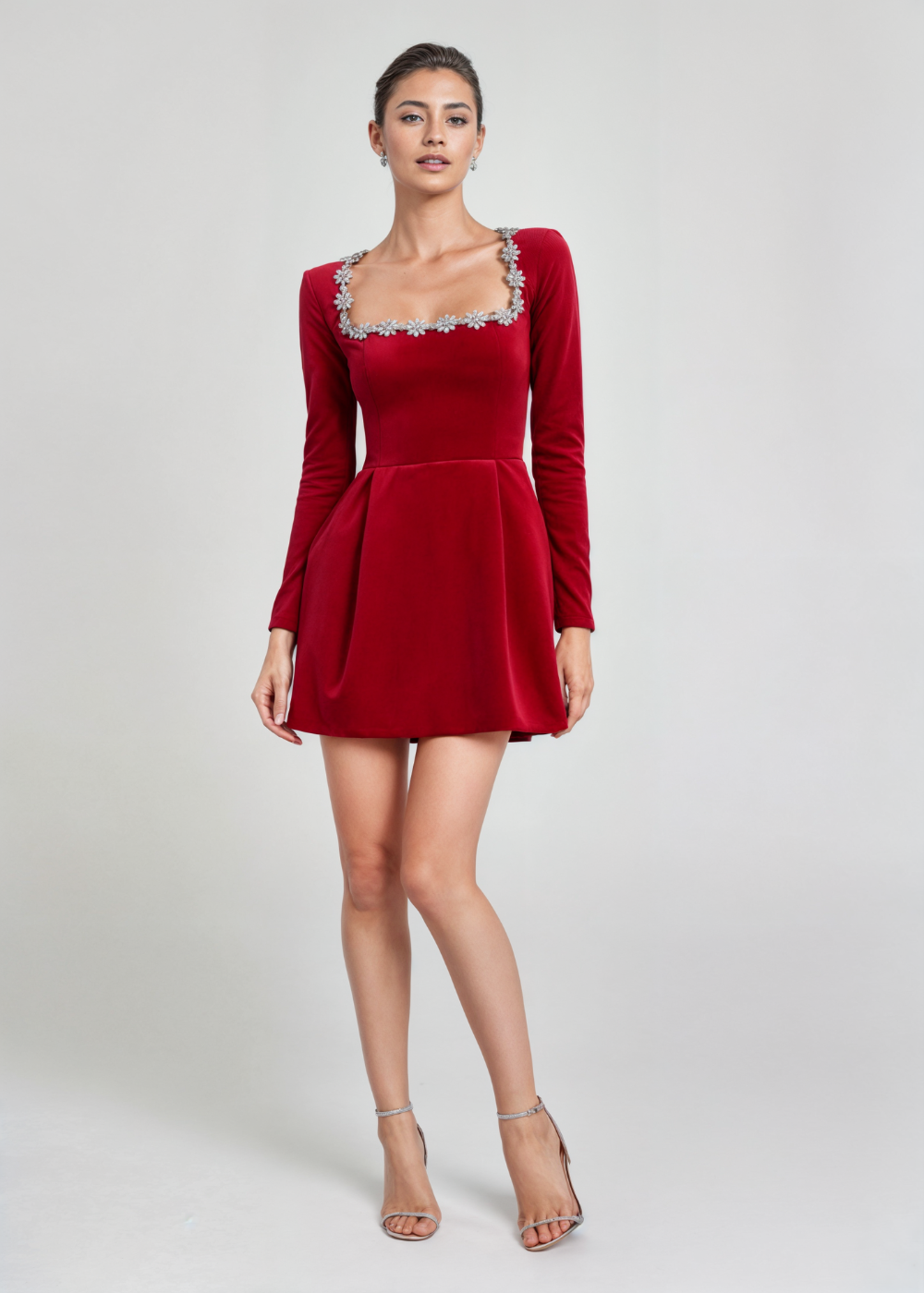Violet | Velvet Mini Dress