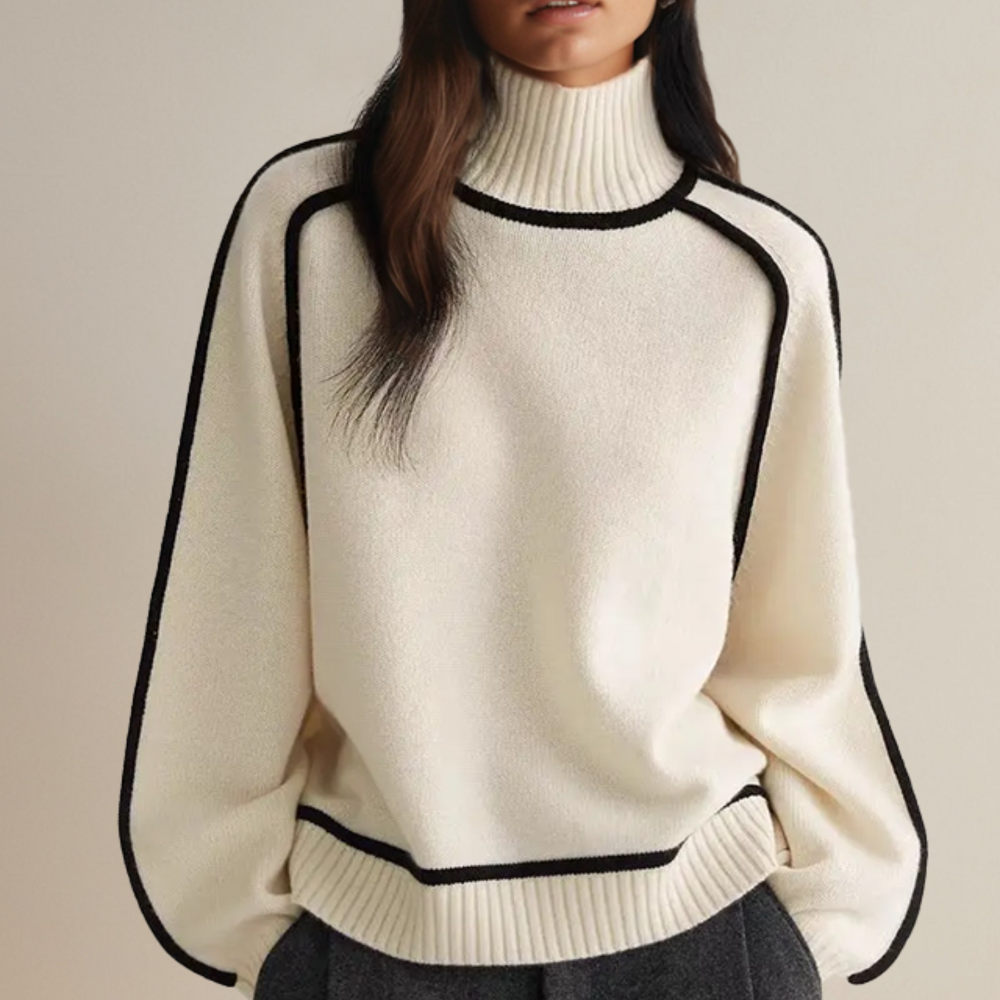 Heidi™ | Elegante jersey de cuello alto