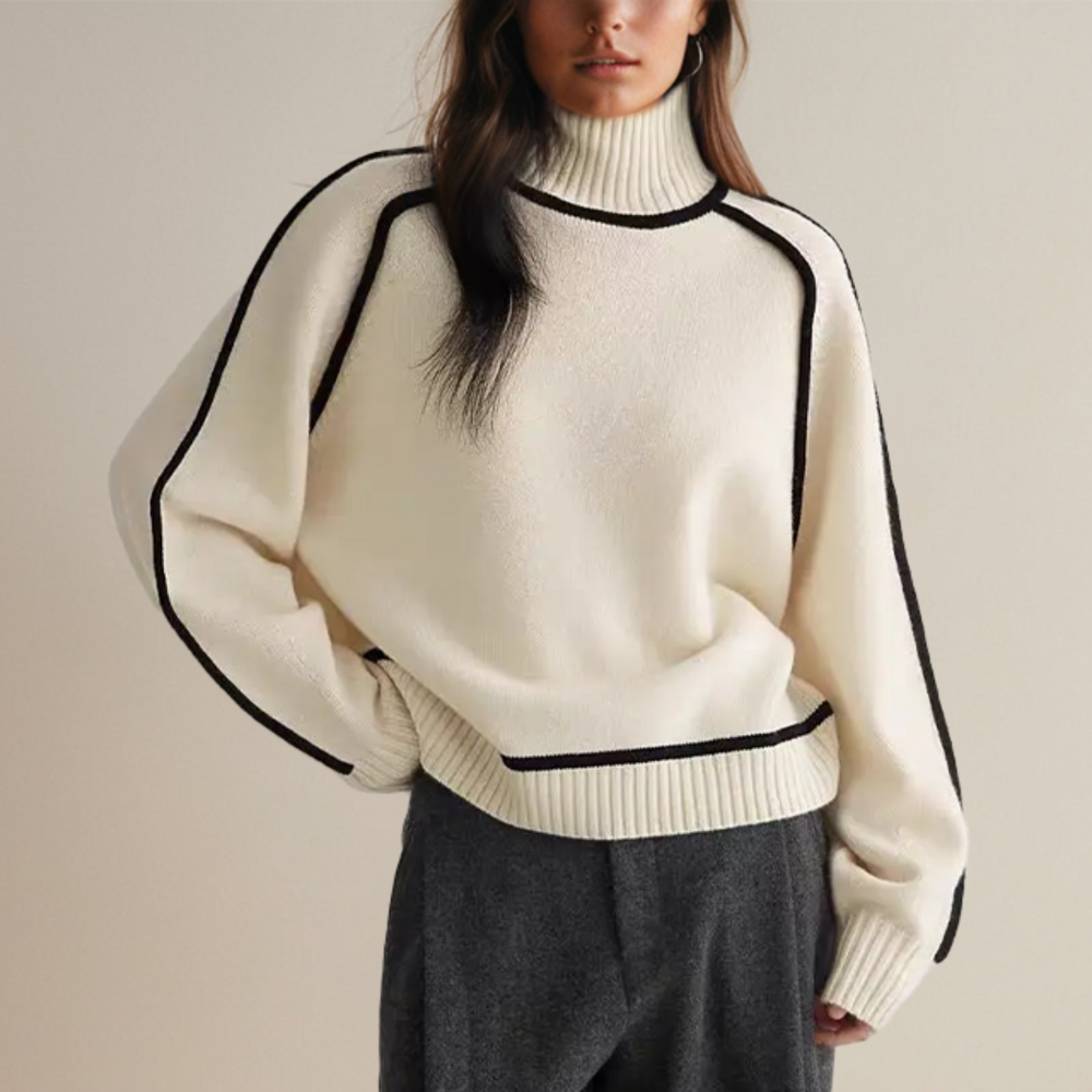 Heidi™ | Elegante jersey de cuello alto