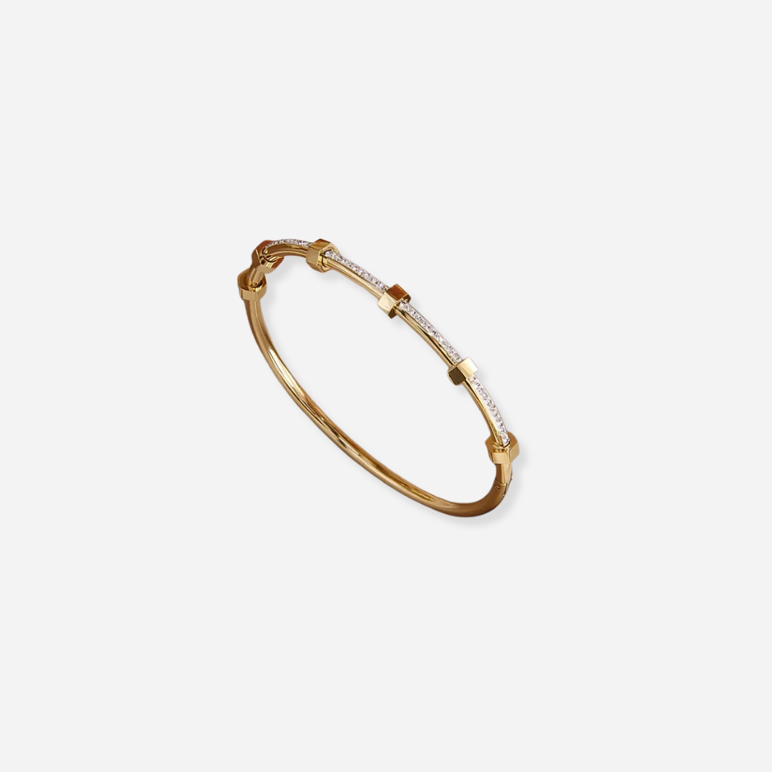 Madison™ | Pulsera con detalles radiantes