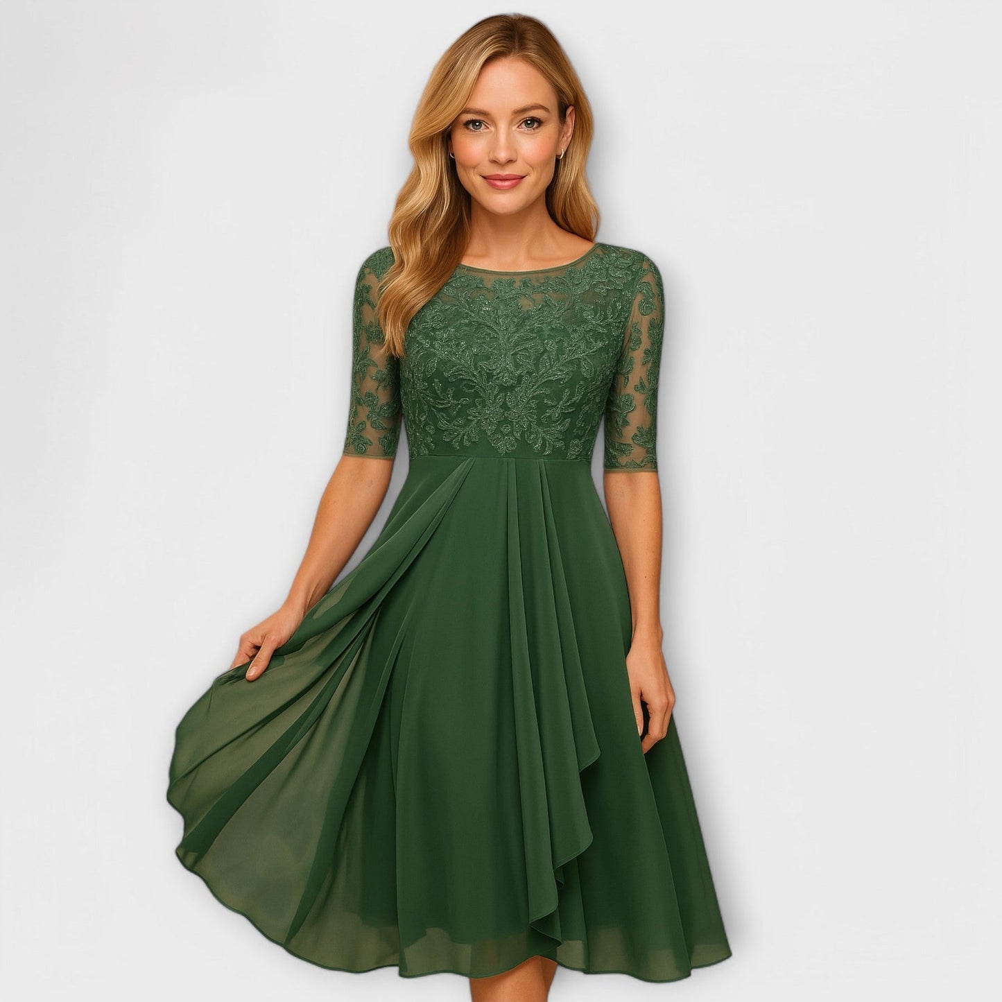 Martyna – Vestido Largo con Espalda Descubierta y Estilo Natural