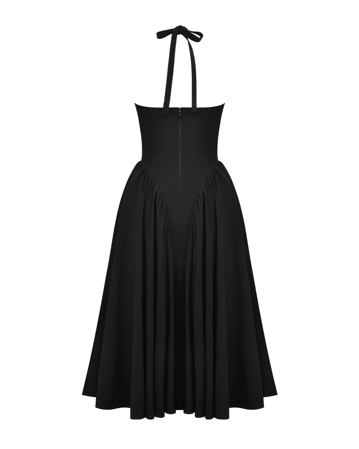 Monroe – Vestido Midi Rojo de Estilo Icónico