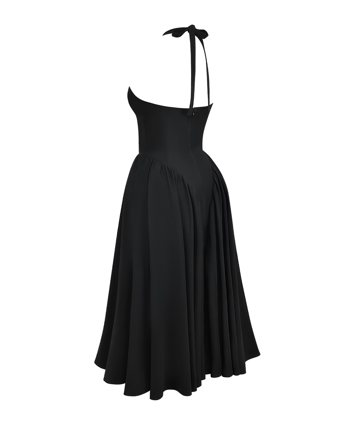 Monroe – Vestido Midi Rojo de Estilo Icónico