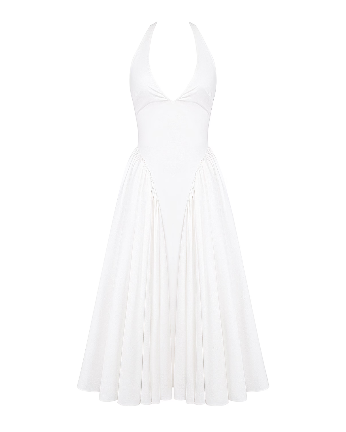 Monroe – Vestido Midi Rojo de Estilo Icónico