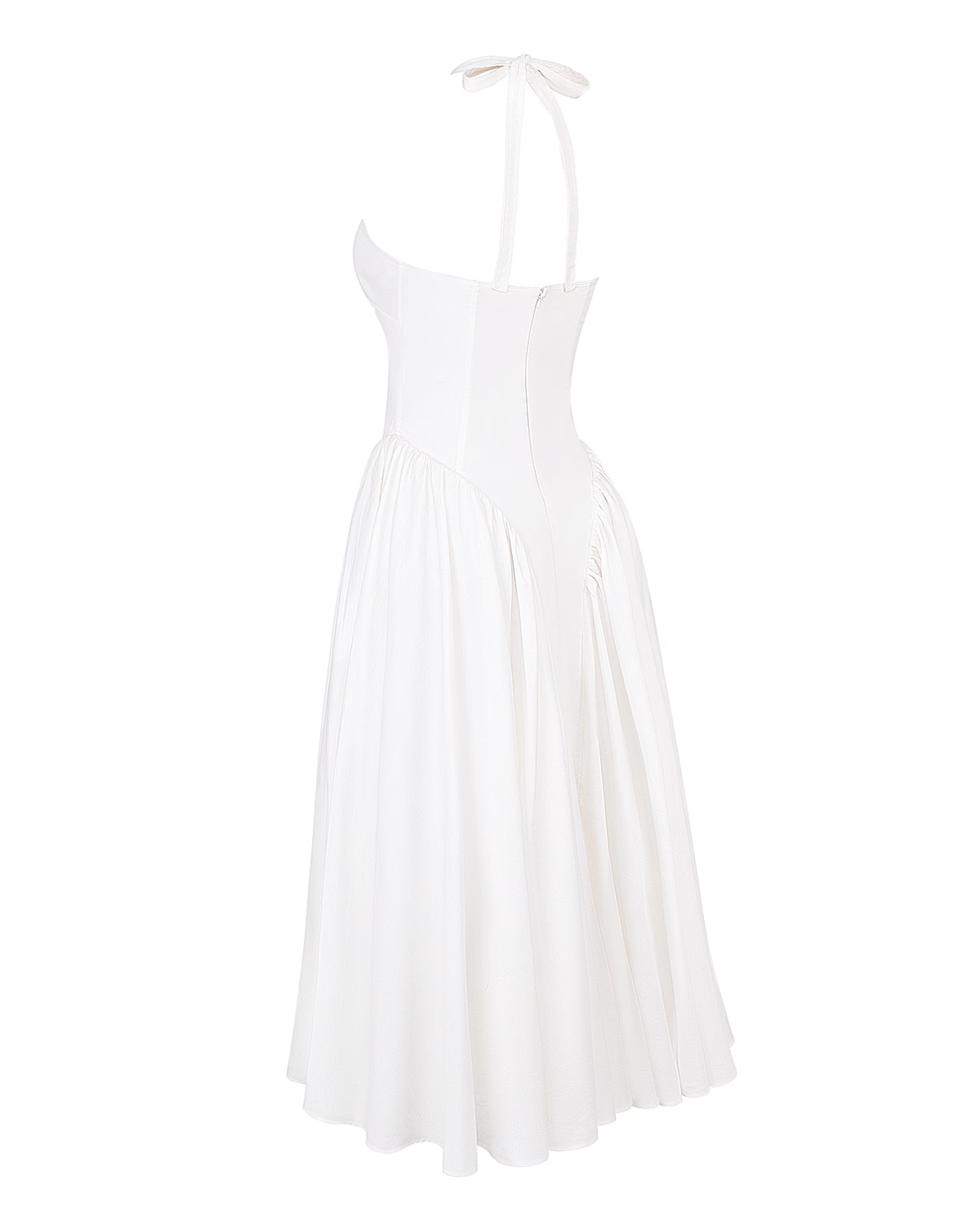Monroe – Vestido Midi Rojo de Estilo Icónico