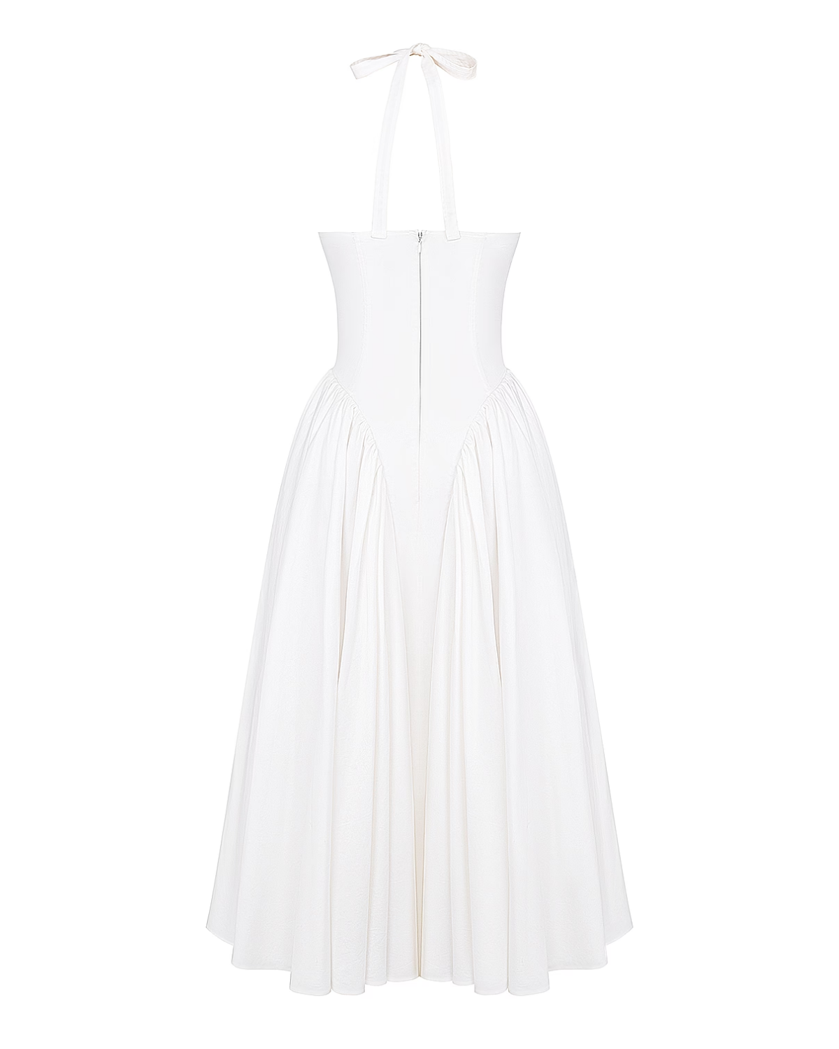 Monroe – Vestido Midi Rojo de Estilo Icónico
