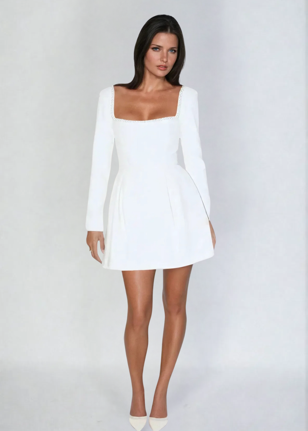 Callie | Parels Mini Dress