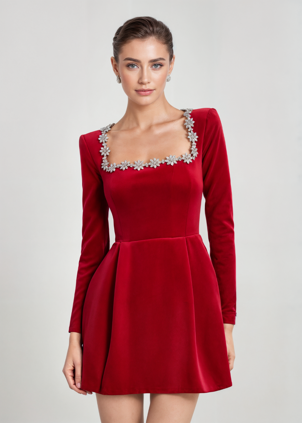 Violet | Velvet Mini Dress