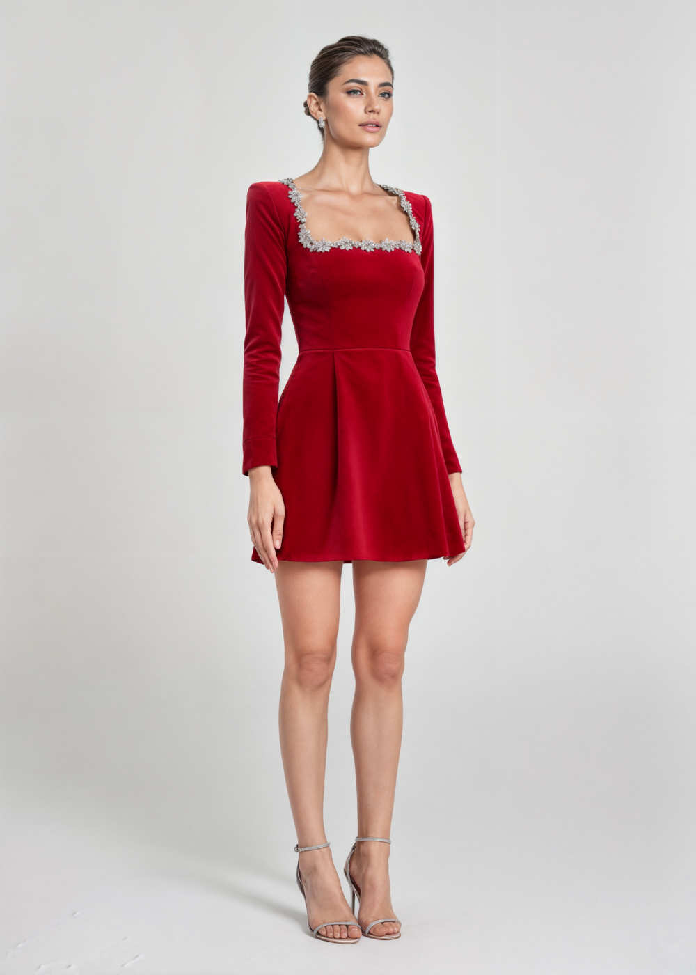 Violet | Velvet Mini Dress