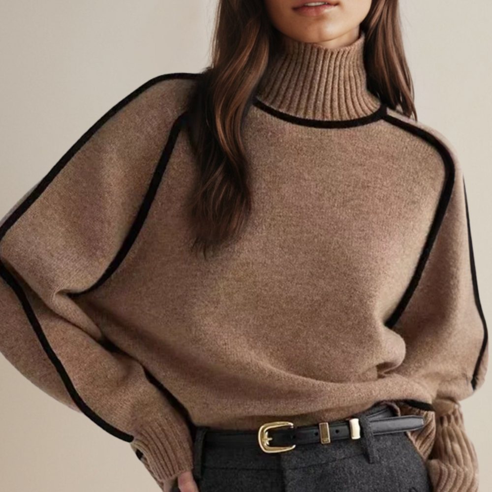 Heidi™ | Elegante jersey de cuello alto