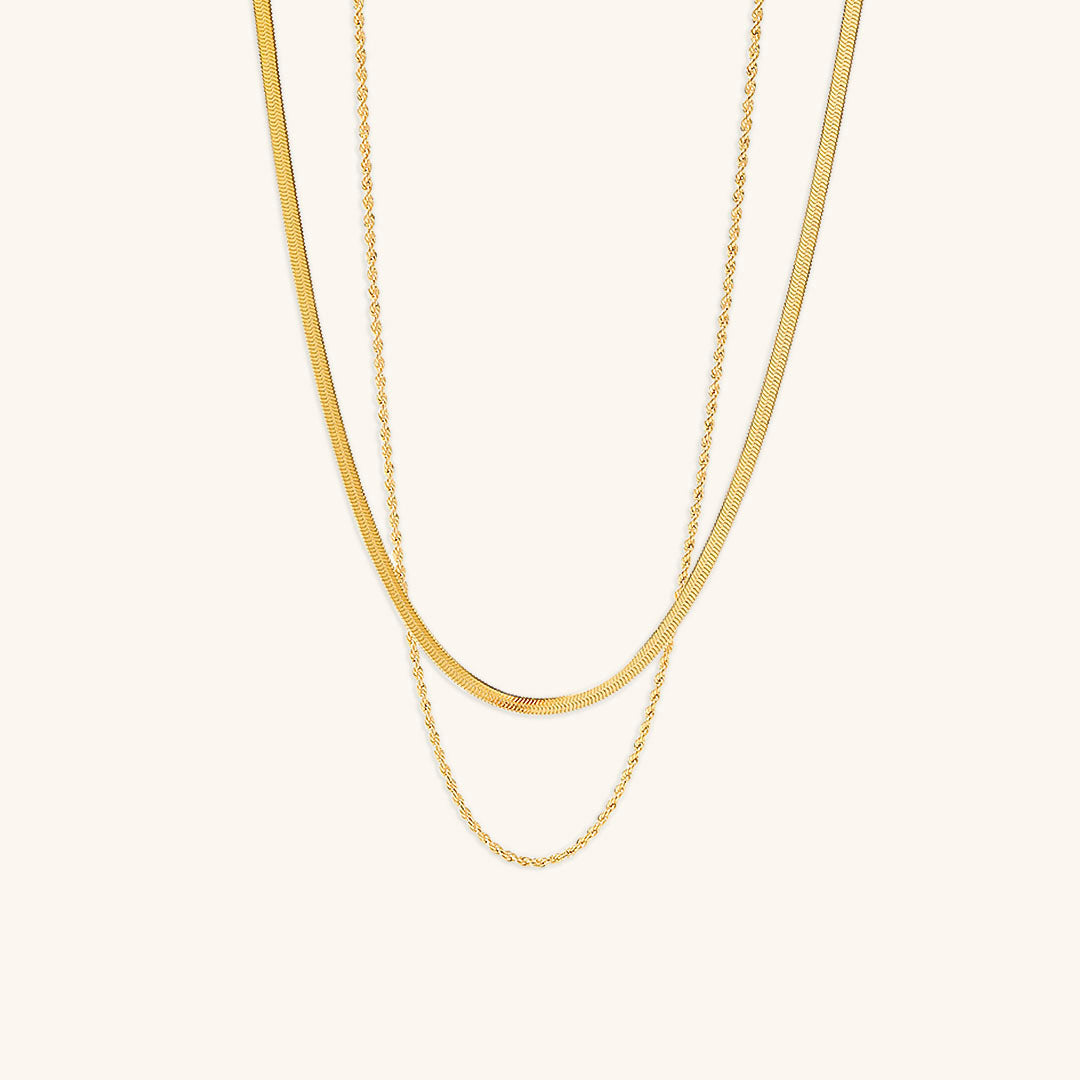 Hailey™ | Collar de oro en capas