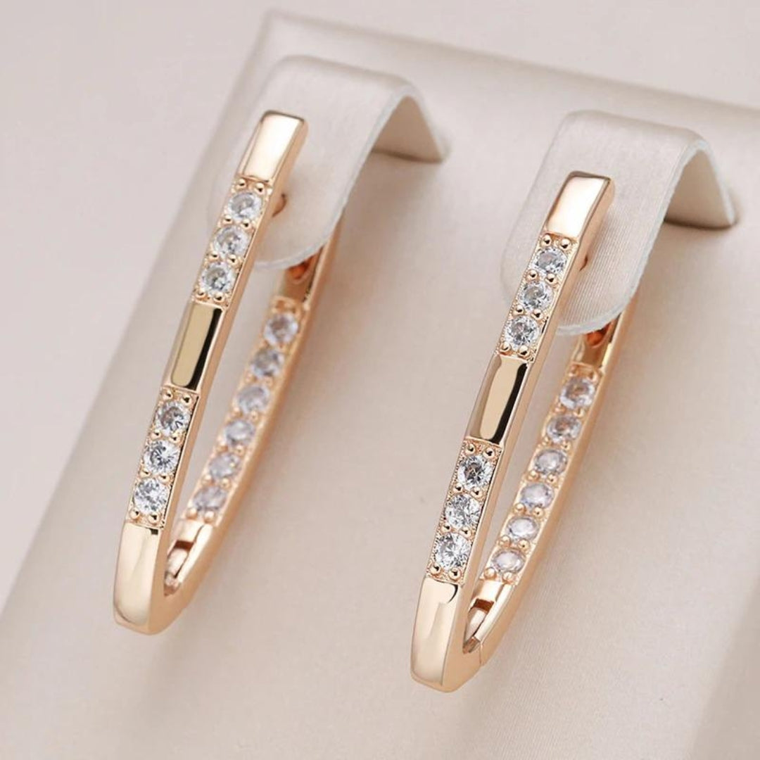 Sylvia™ | Elegante Zirconia Oorbellen