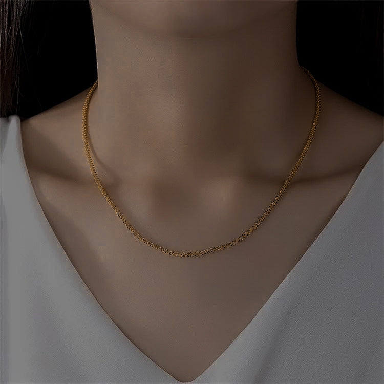 Audrey™ | Cadena de oro con eslabones
