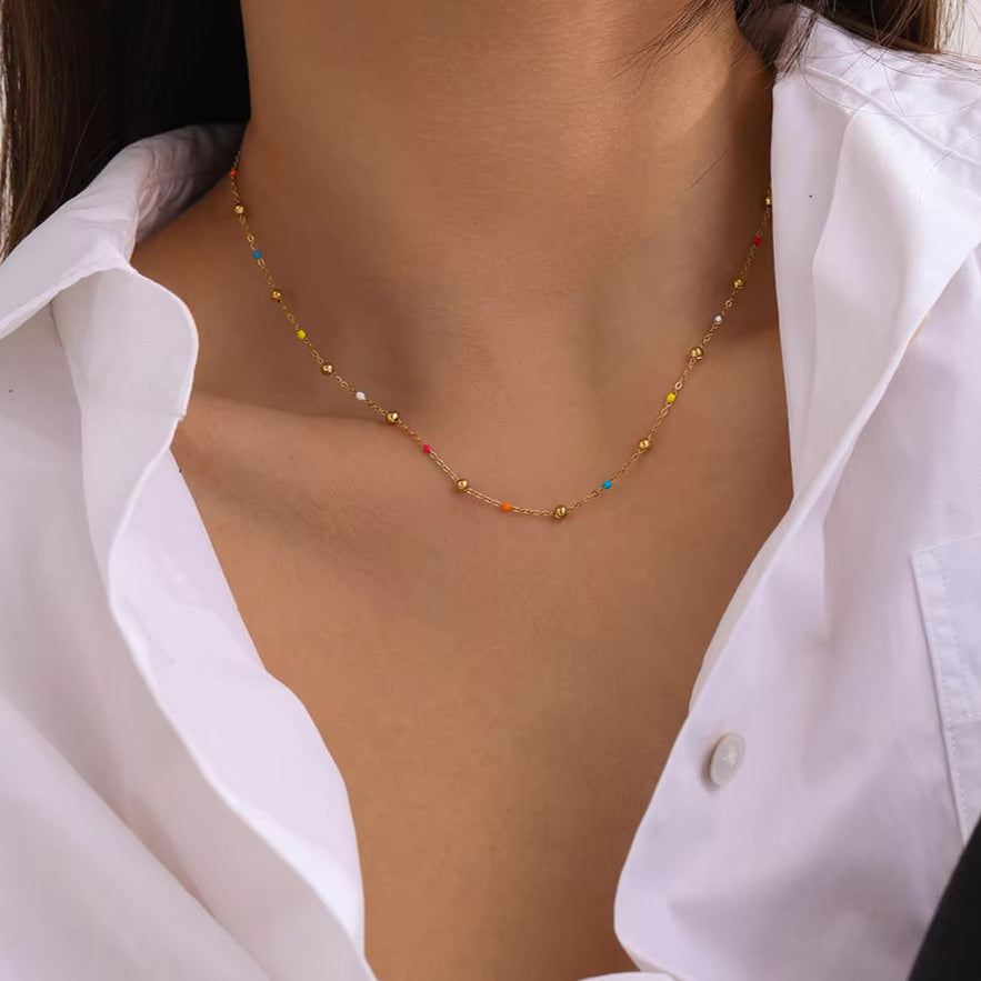 Amphitrite™ | Collar de cuentas de oro