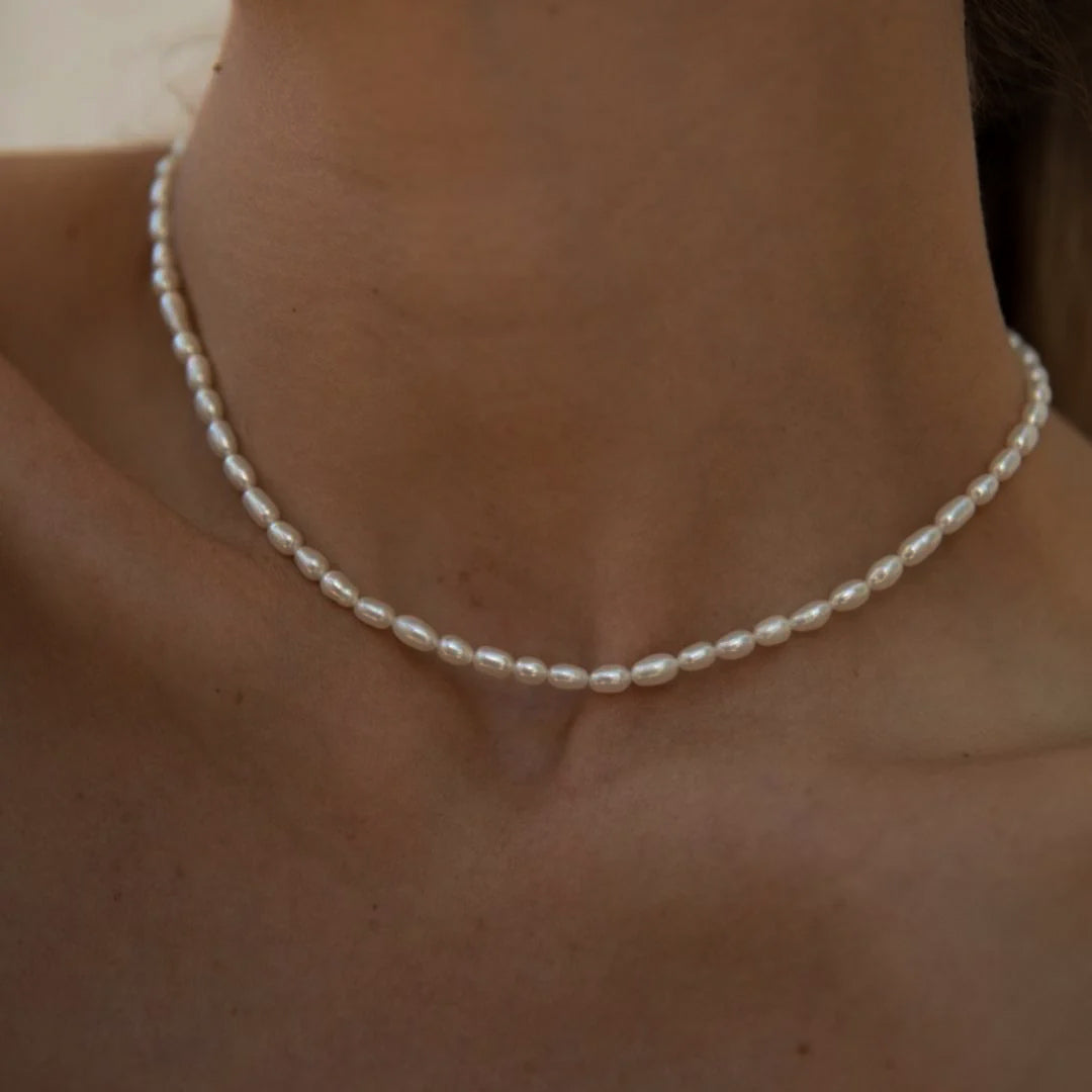 Lena™ | Collar con hermosas perlas de agua dulce