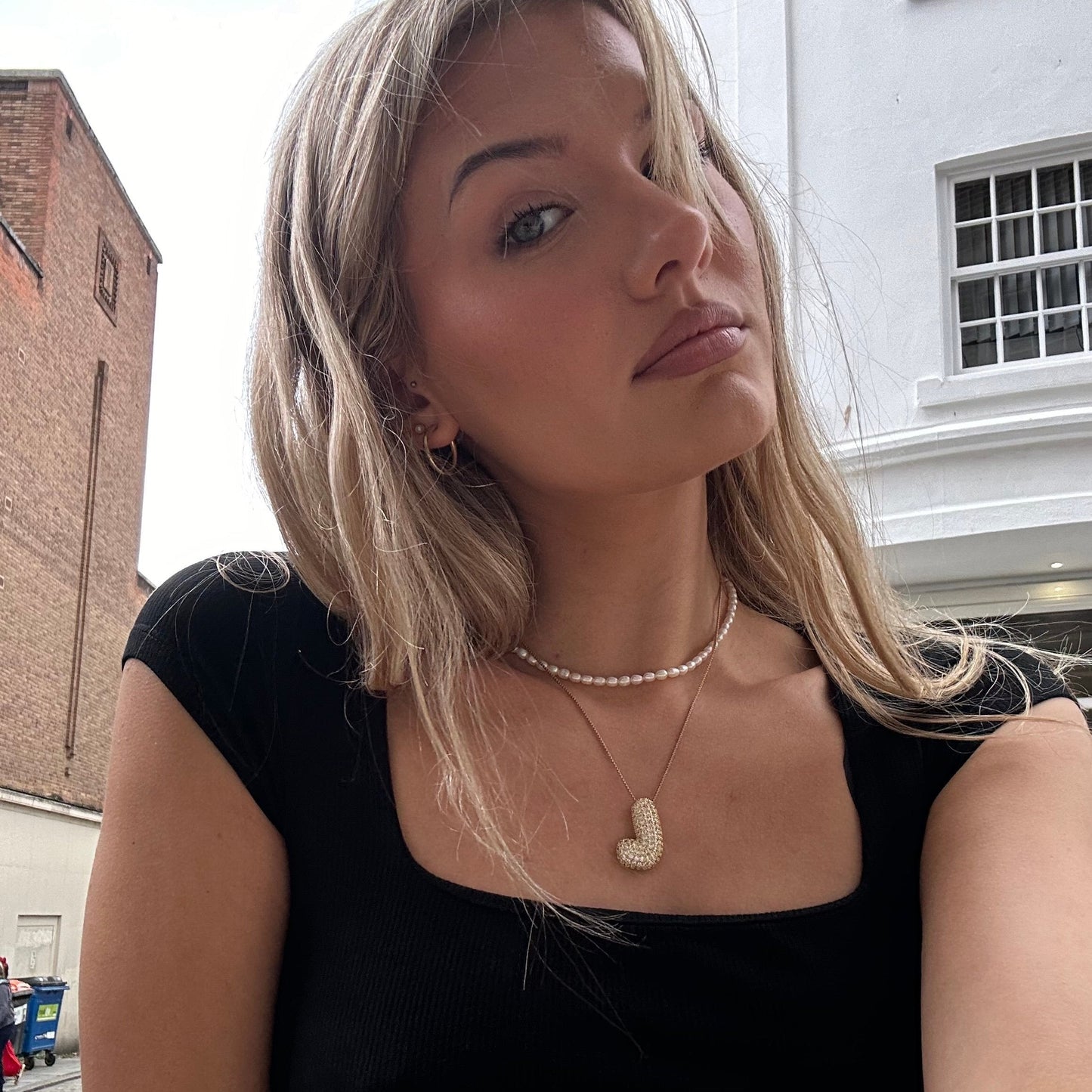 Bubble™ | Diamant Initialen Ketting