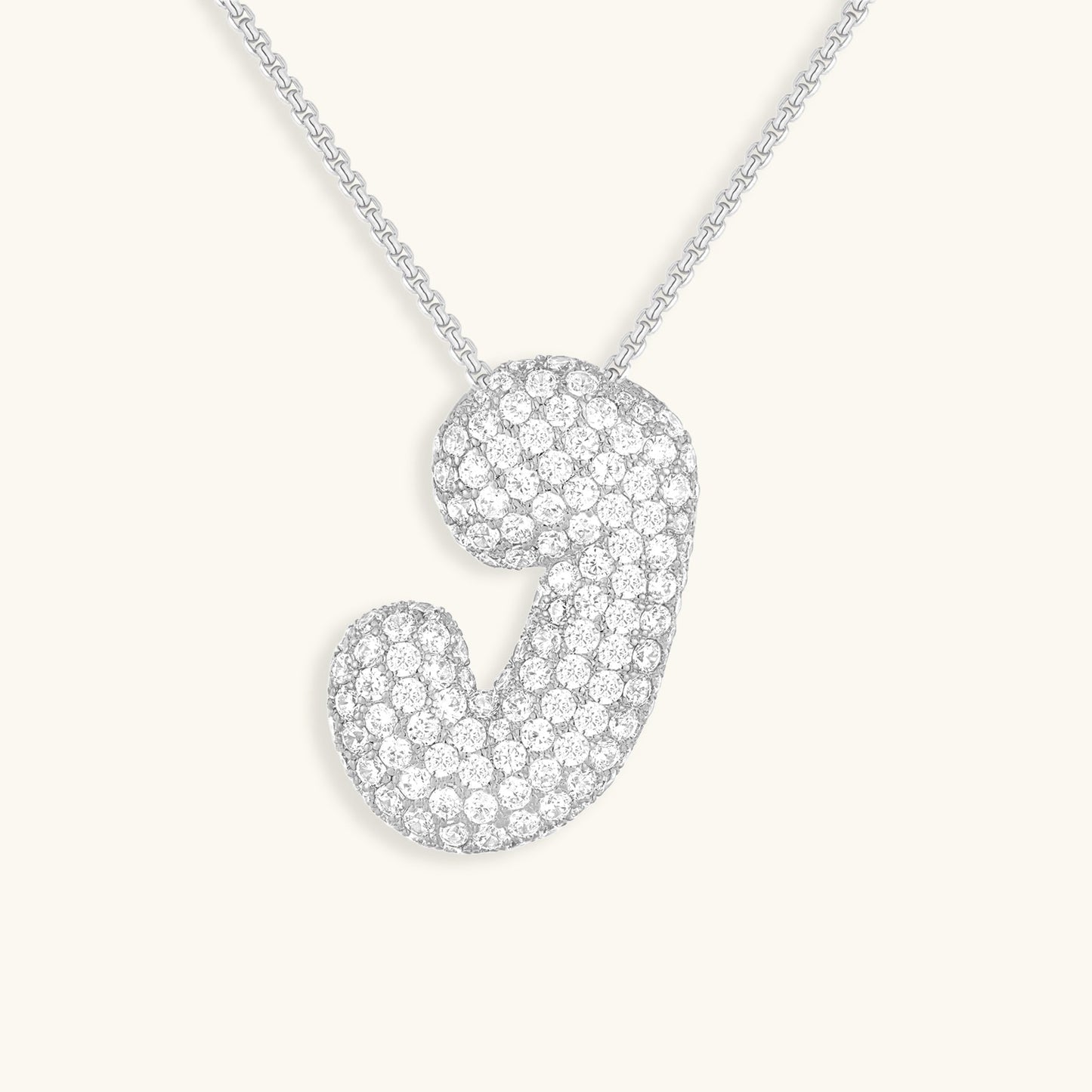 Bubble™ | Diamant Initialen Ketting