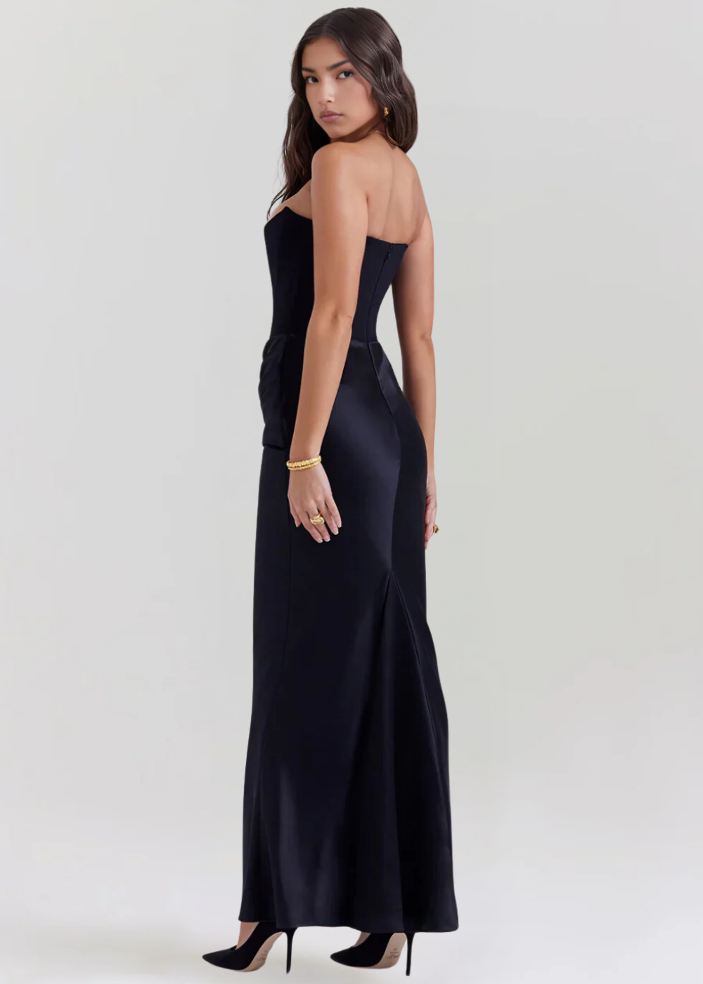 Junio | Vestido largo sin tirantes