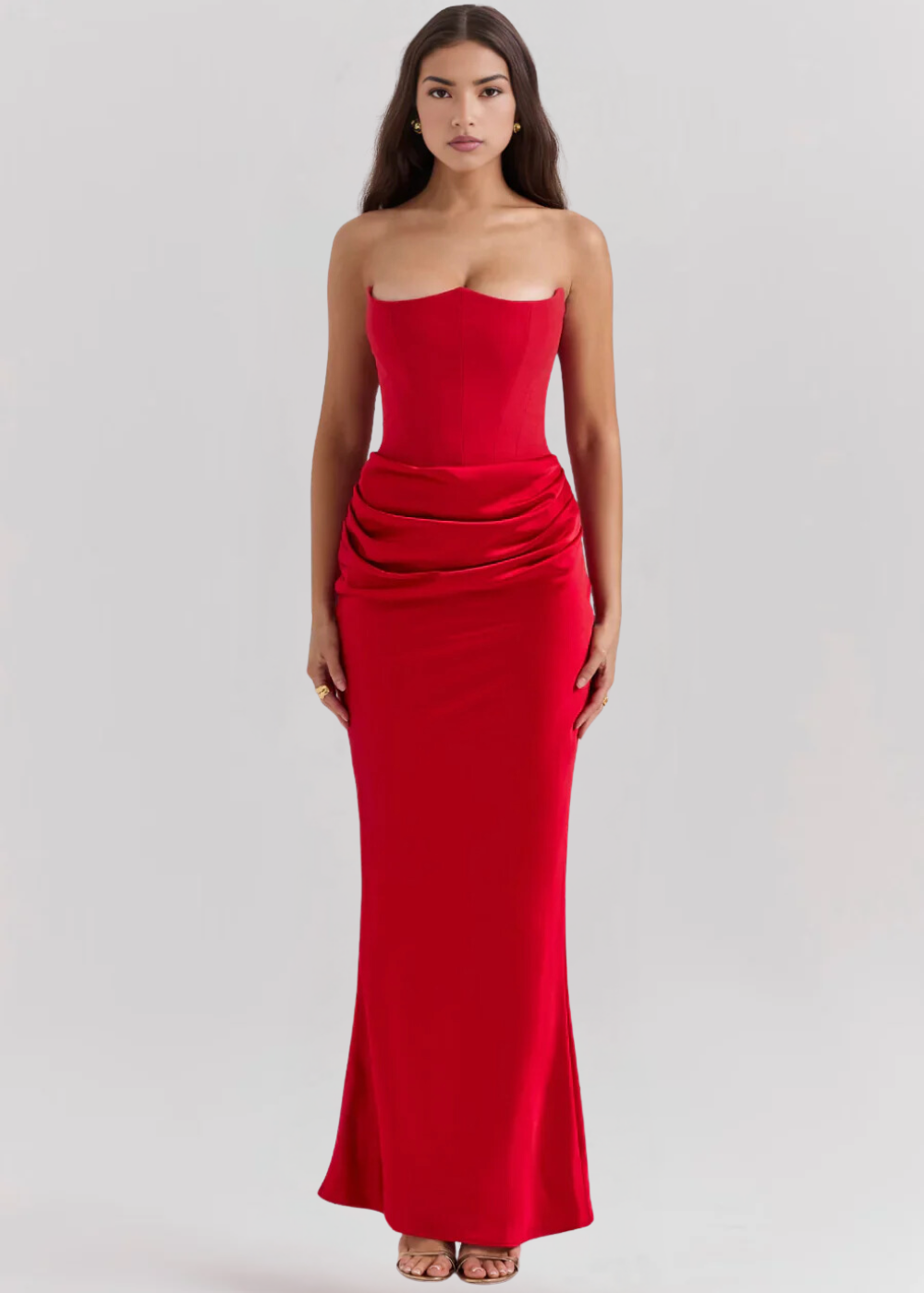 Junio | Vestido largo sin tirantes