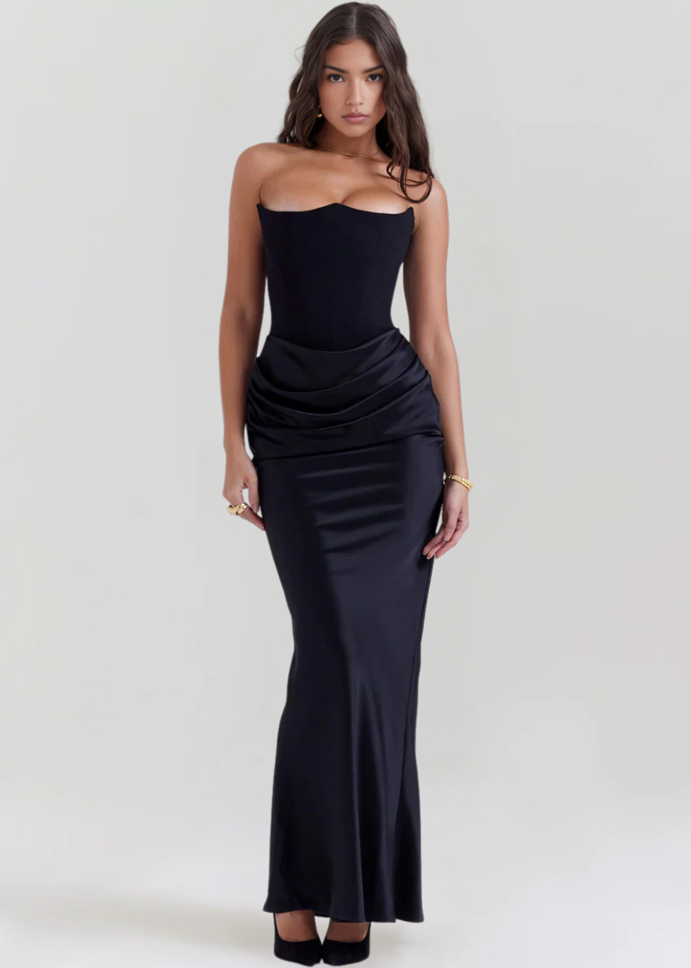 Junio | Vestido largo sin tirantes