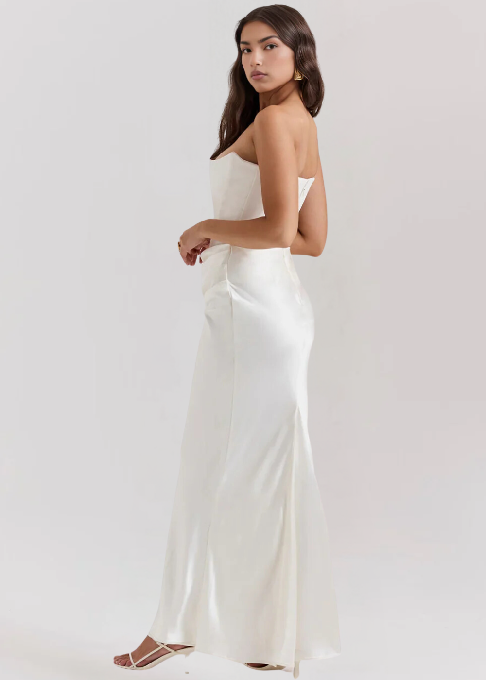 Junio | Vestido largo sin tirantes