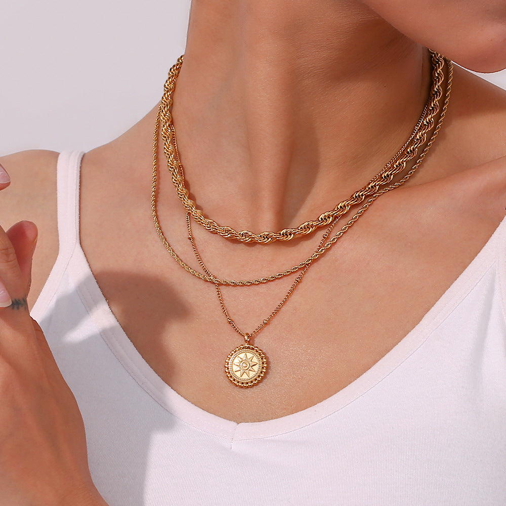 Starlight™ | Collar con monedas de oro