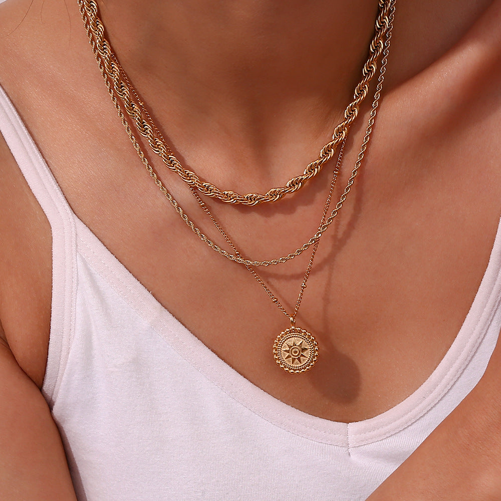 Starlight™ | Collar con monedas de oro