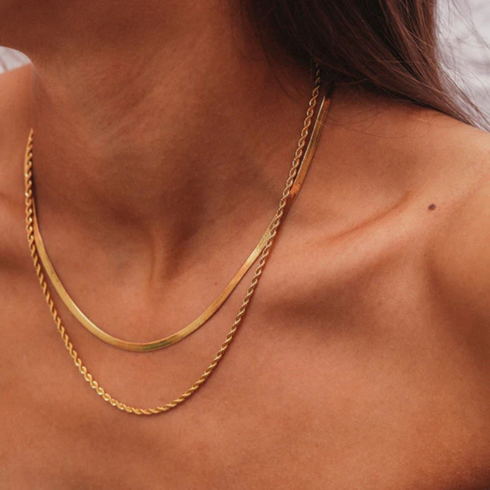 Hailey™ | Collar de oro en capas