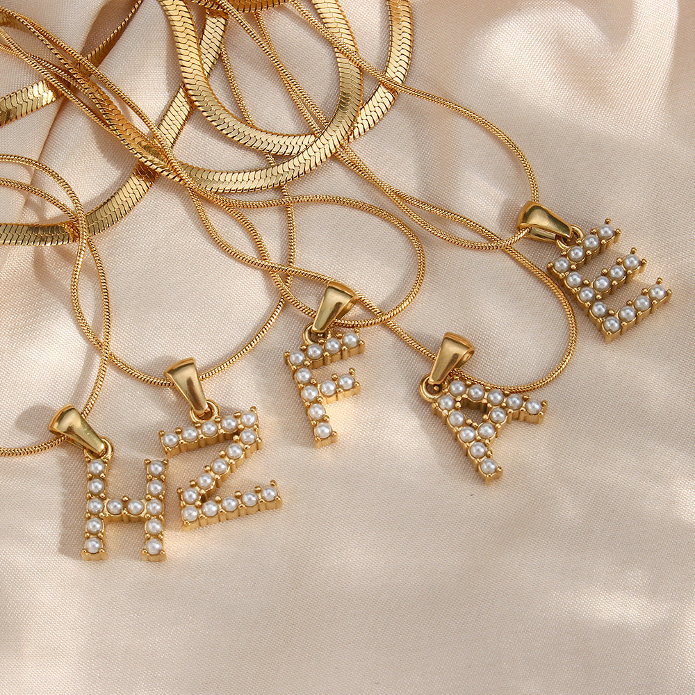 Fiona™ | Collar doble con inicial