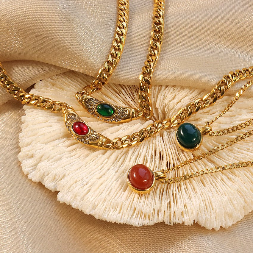 Ornella™ | Collar vintage de piedras preciosas