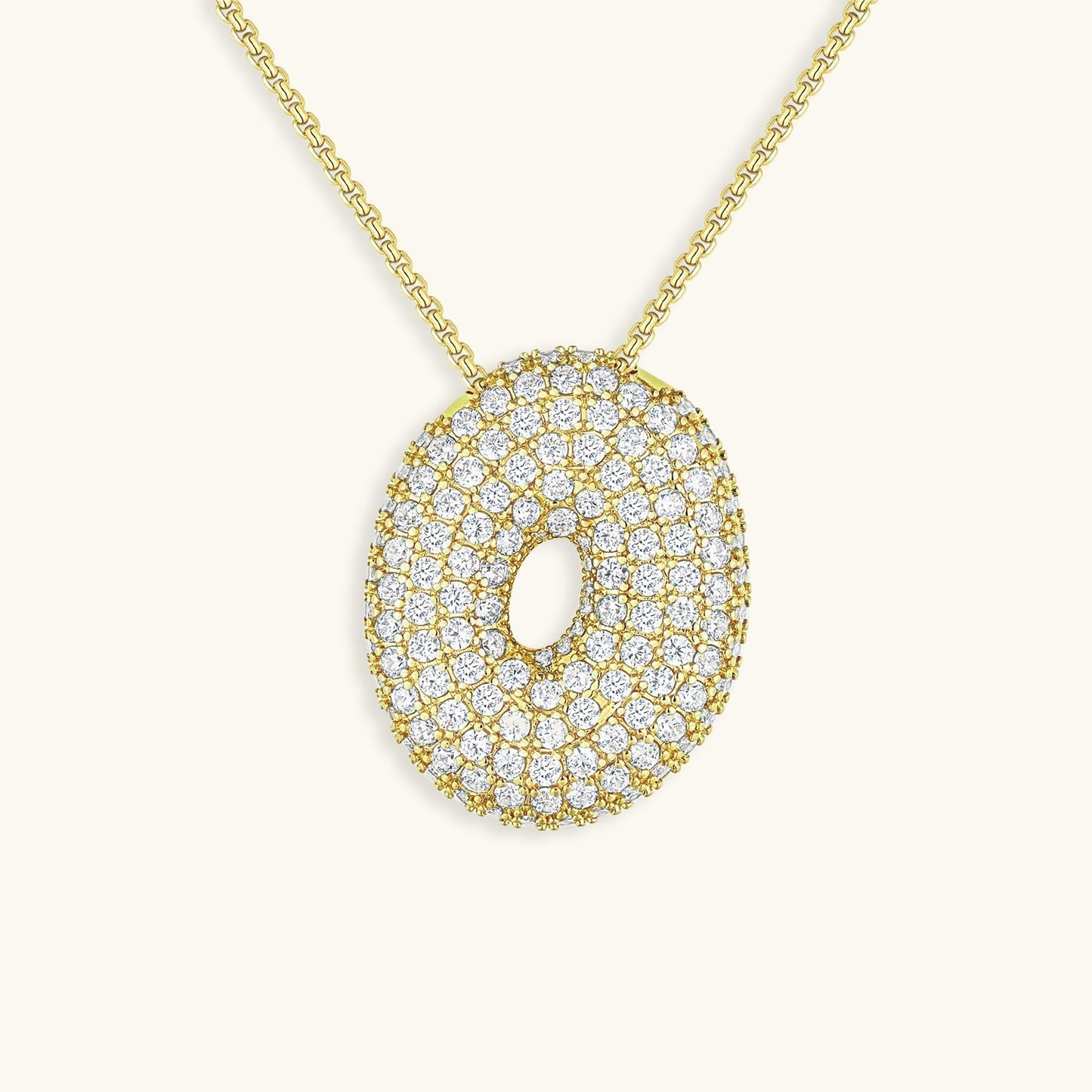 Bubble™ | Diamant Initialen Ketting
