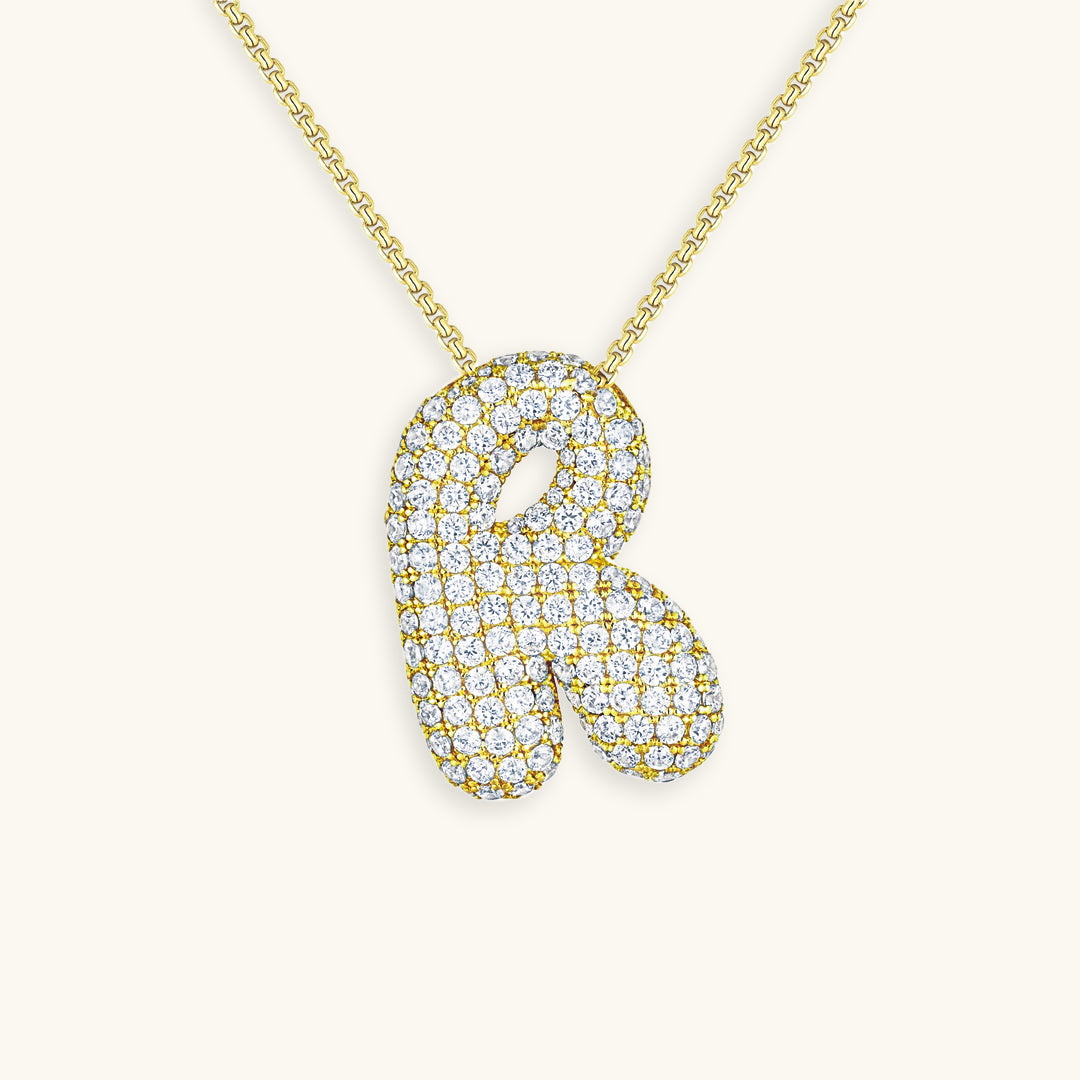 Bubble™ | Diamant Initialen Ketting
