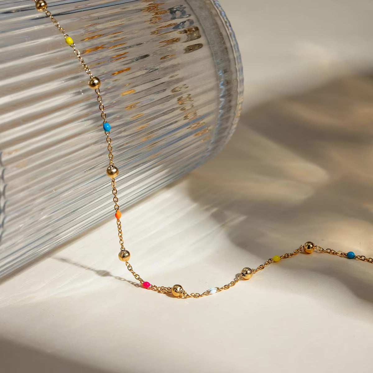 Amphitrite™ | Collar de cuentas de oro