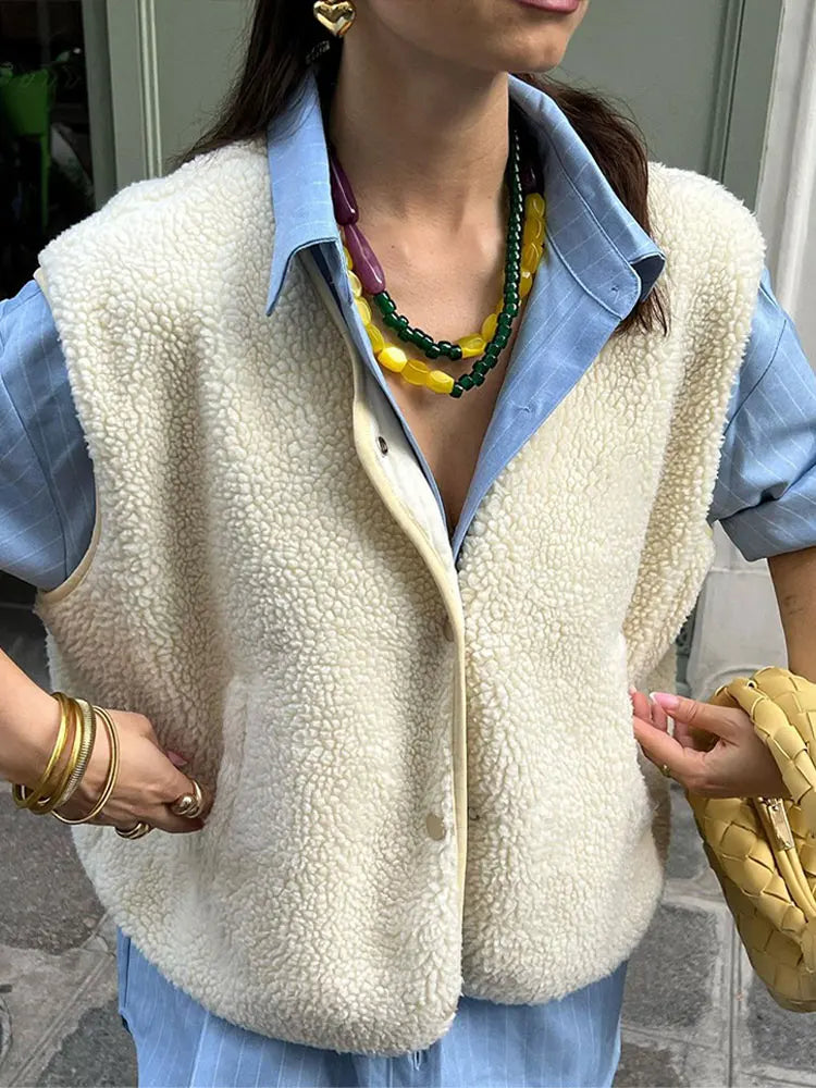 Frida - Chaleco de lana para mujer