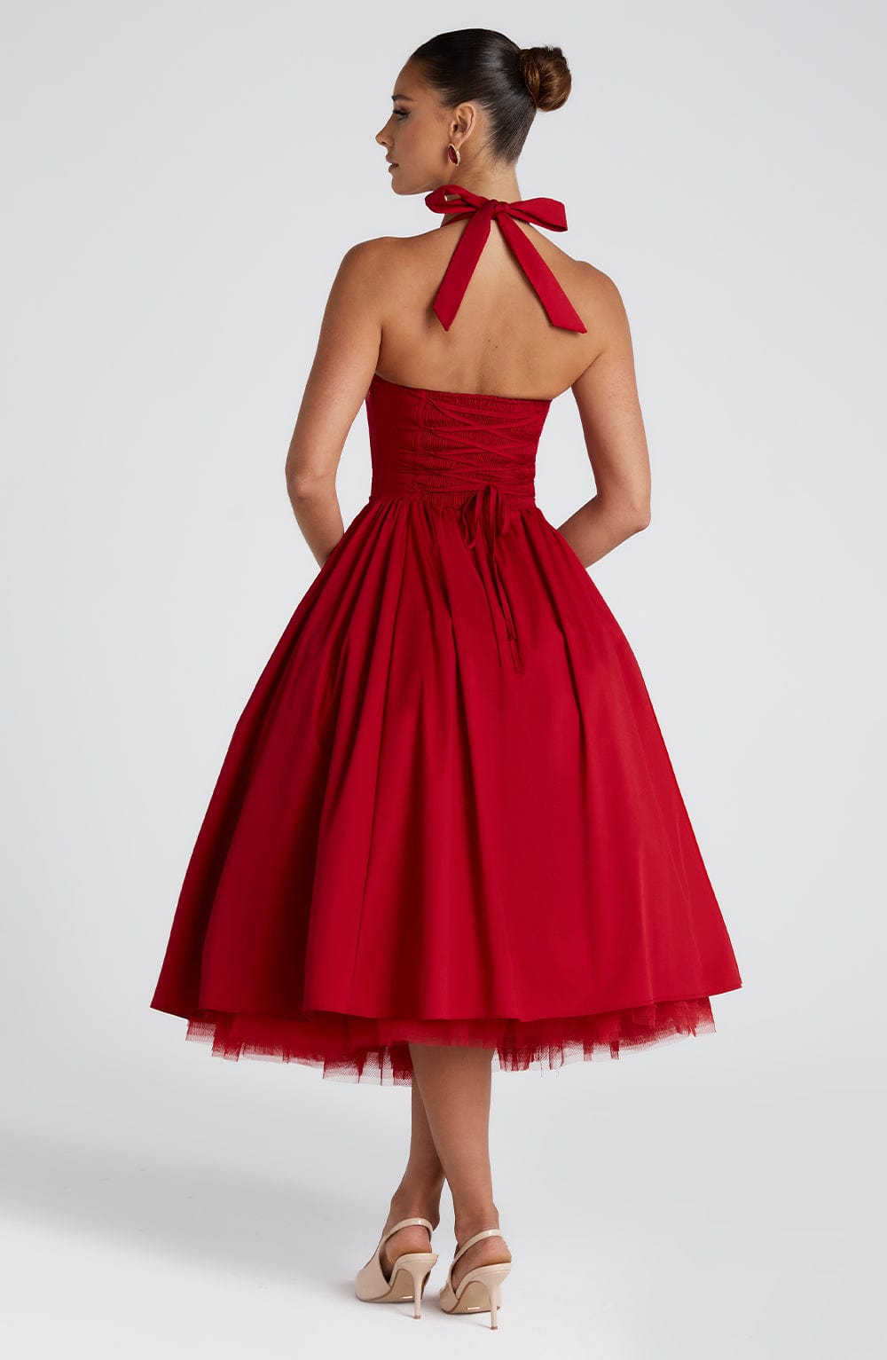 Cressida – Vestido Midi de Elegancia Natural