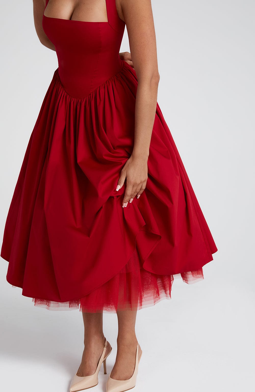 Cressida – Vestido Midi de Elegancia Natural