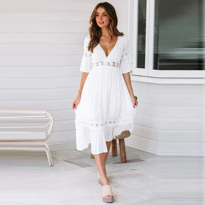 Danielle™ - Vestido largo de encaje