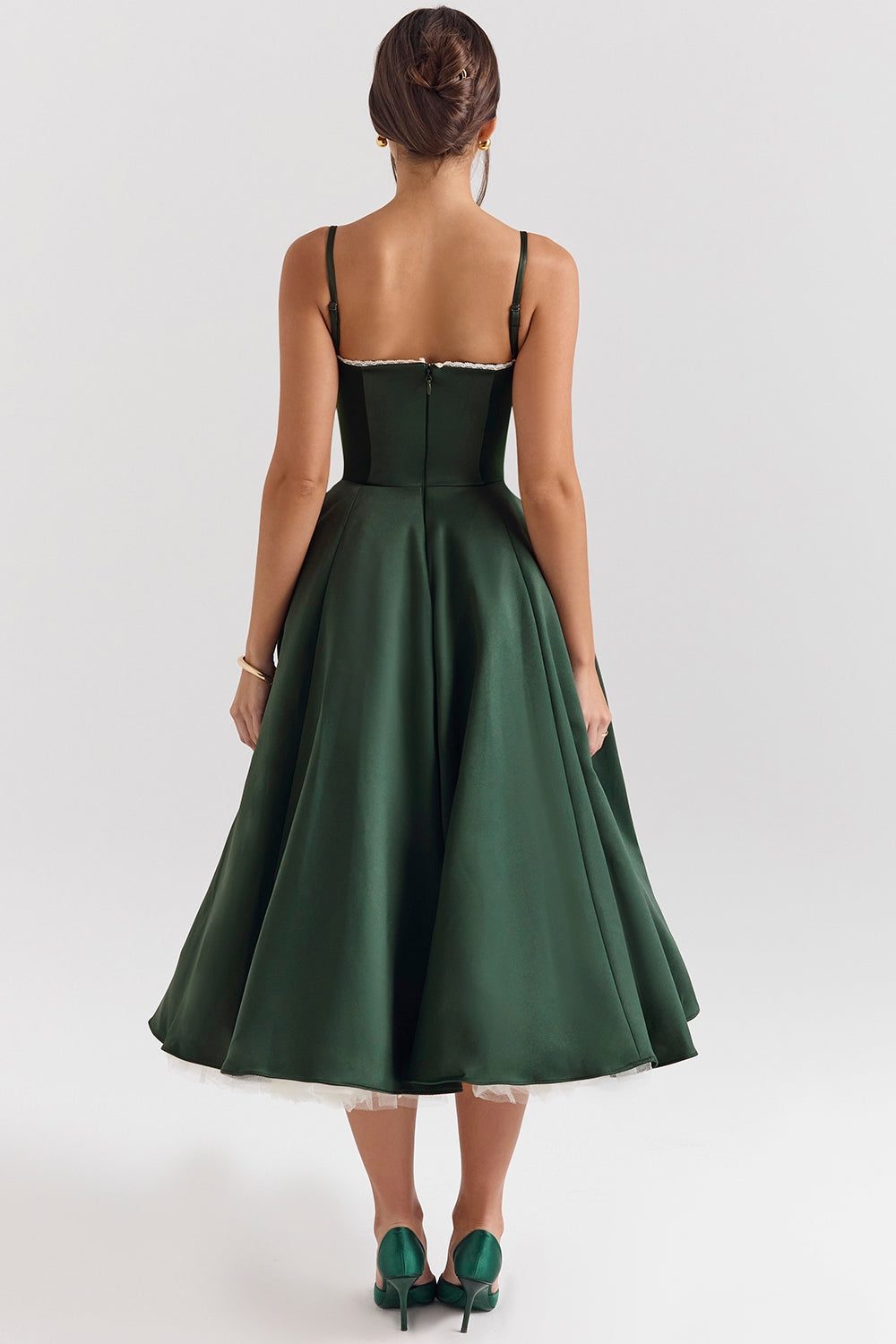 Cindy – Vestido Midi de Tul con Toque Romántico
