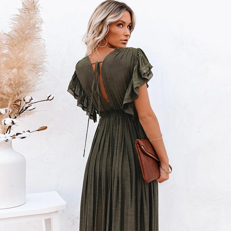 Esmee™ - Maxi Vestido Ibiza Verde Oscuro