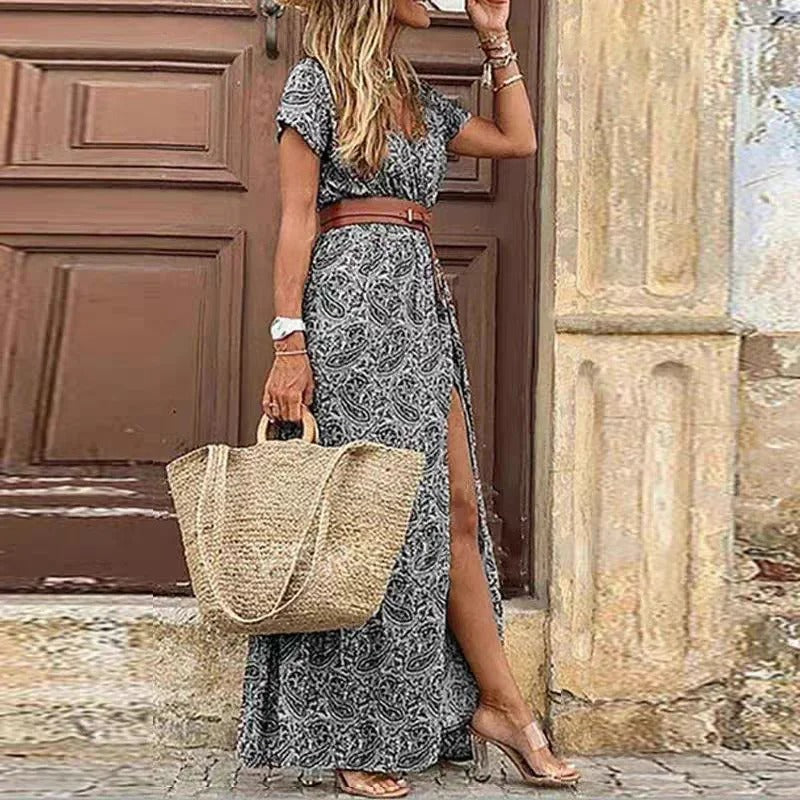 Aafke™ - Maxi Ibiza Dress - Incluyendo cinturón