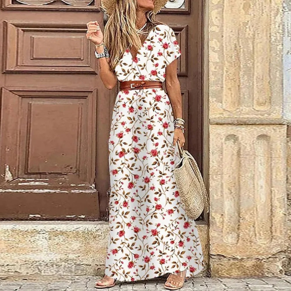 Frouke™ - Maxi Ibiza Dress - Incluye cinturón