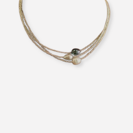 Lory™ | Collar retro de perlas en capas
