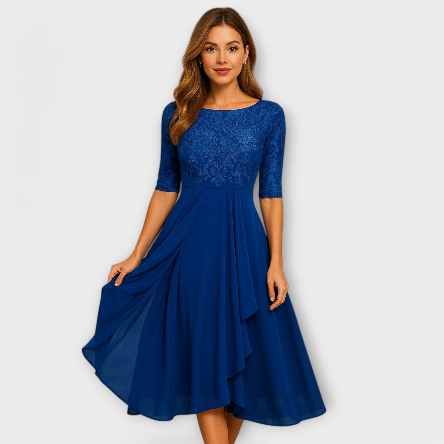 Martyna – Vestido Largo con Espalda Descubierta y Estilo Natural