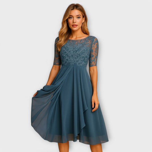 Martyna – Vestido Largo con Espalda Descubierta y Estilo Natural