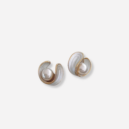 Antoinette™ | Luxe Oorbellen met Witte Opaal
