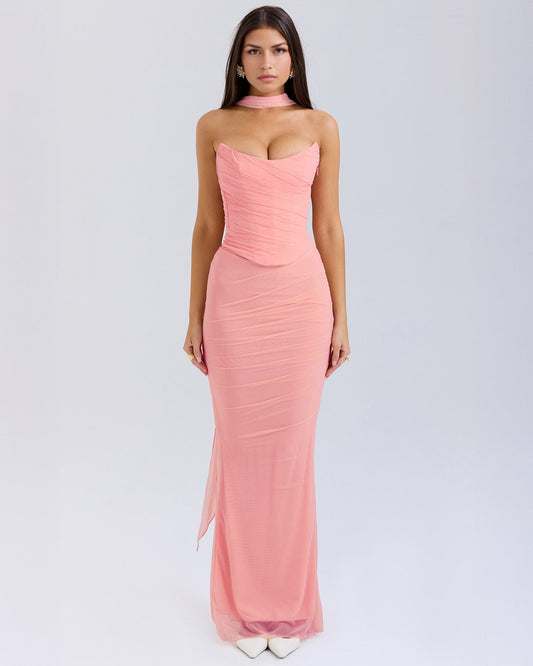 Malú – Vestido Rosa de Encanto Natural