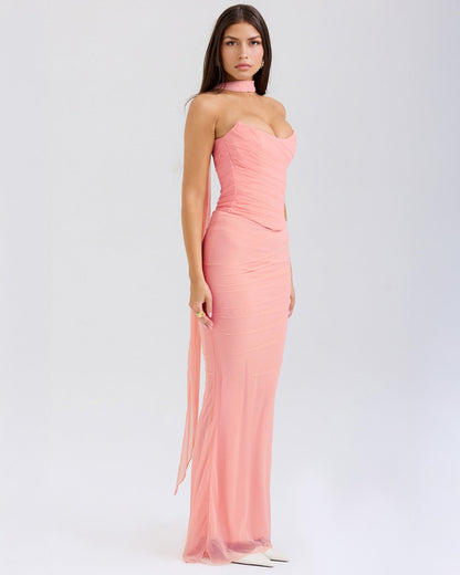 Malú – Vestido Rosa de Encanto Natural