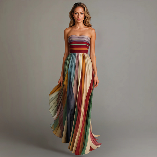 Malena - Vestido largo de corte relajado