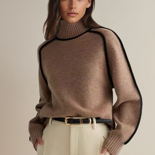 Heidi™ | Elegante jersey de cuello alto